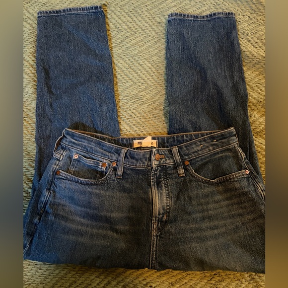 MADEWELL CURVY PERFECT VINTAGE JEAN DECATUR BLUE WASH | SIZE 31 PETITE - Picture 5 of 8